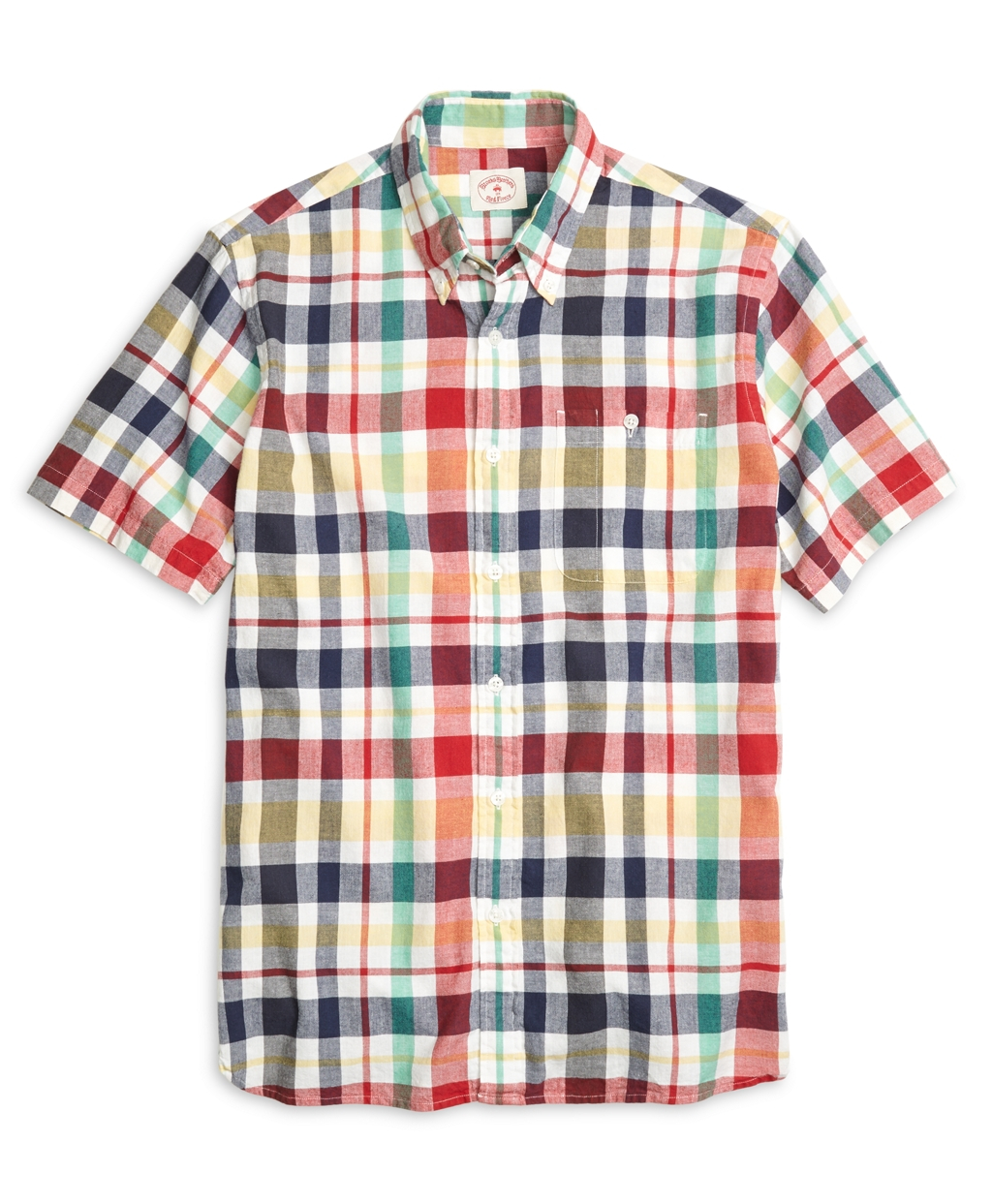 brooks brothers short sleeve shirt