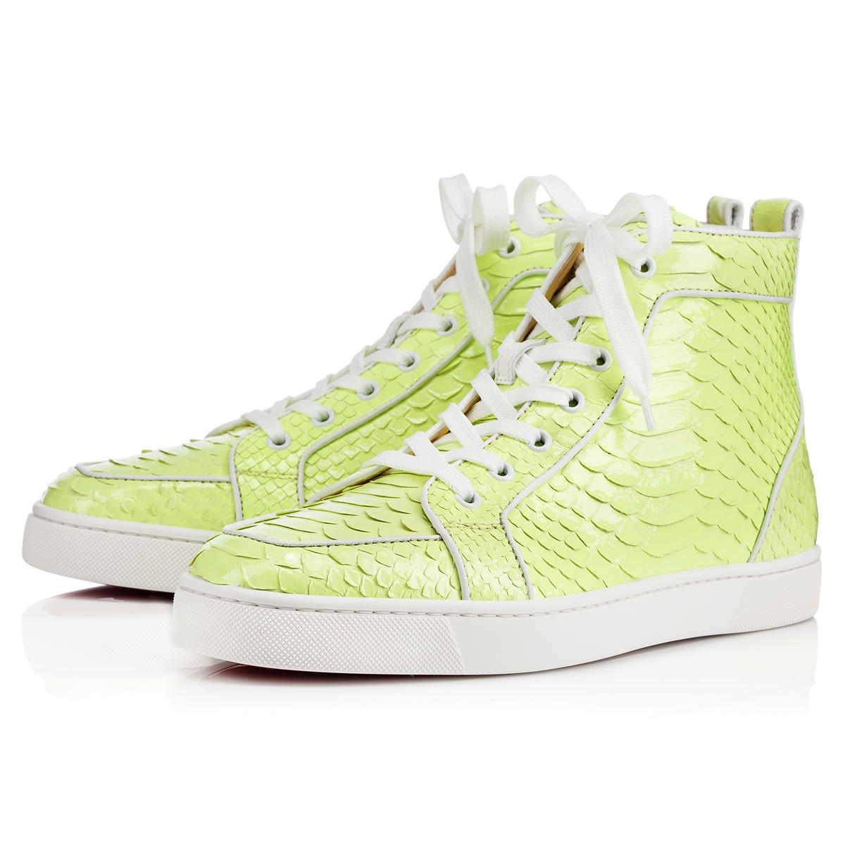 louboutin yellow sneakers