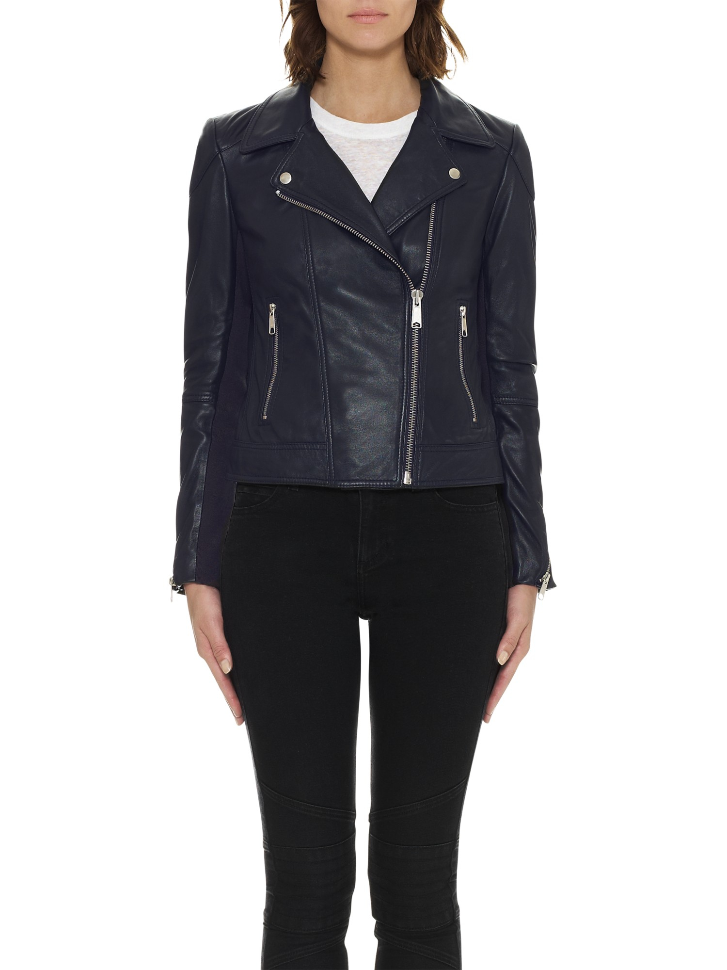 whistles leather jacket