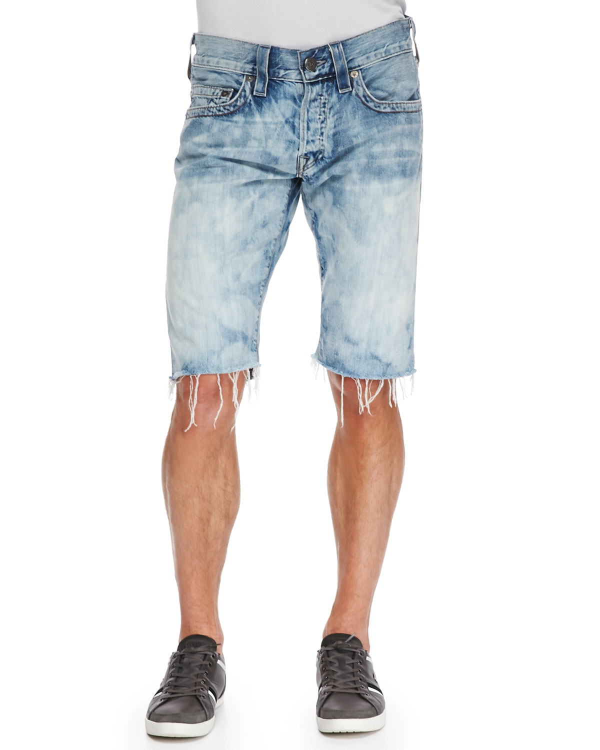 cut jean shorts guys