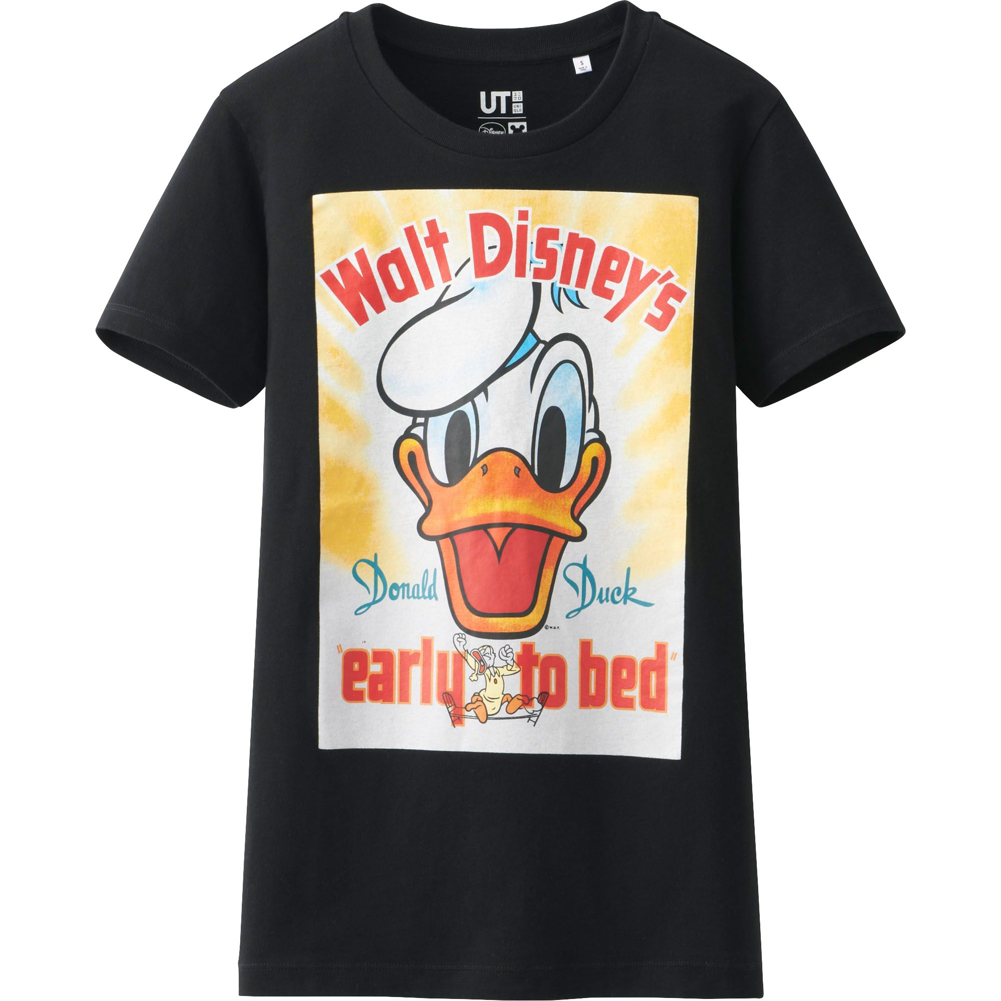 Uniqlo Disney Project Short Sleeve T-Shirt in Black | Lyst
