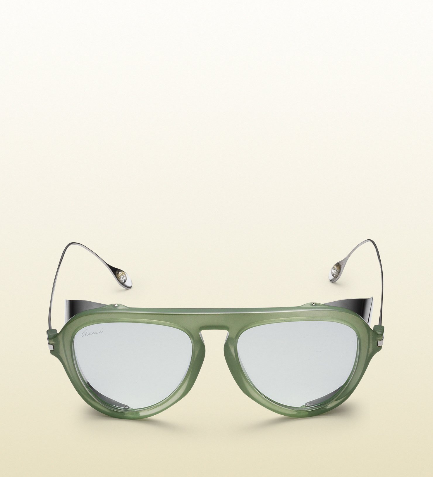 gucci green aviator sunglasses