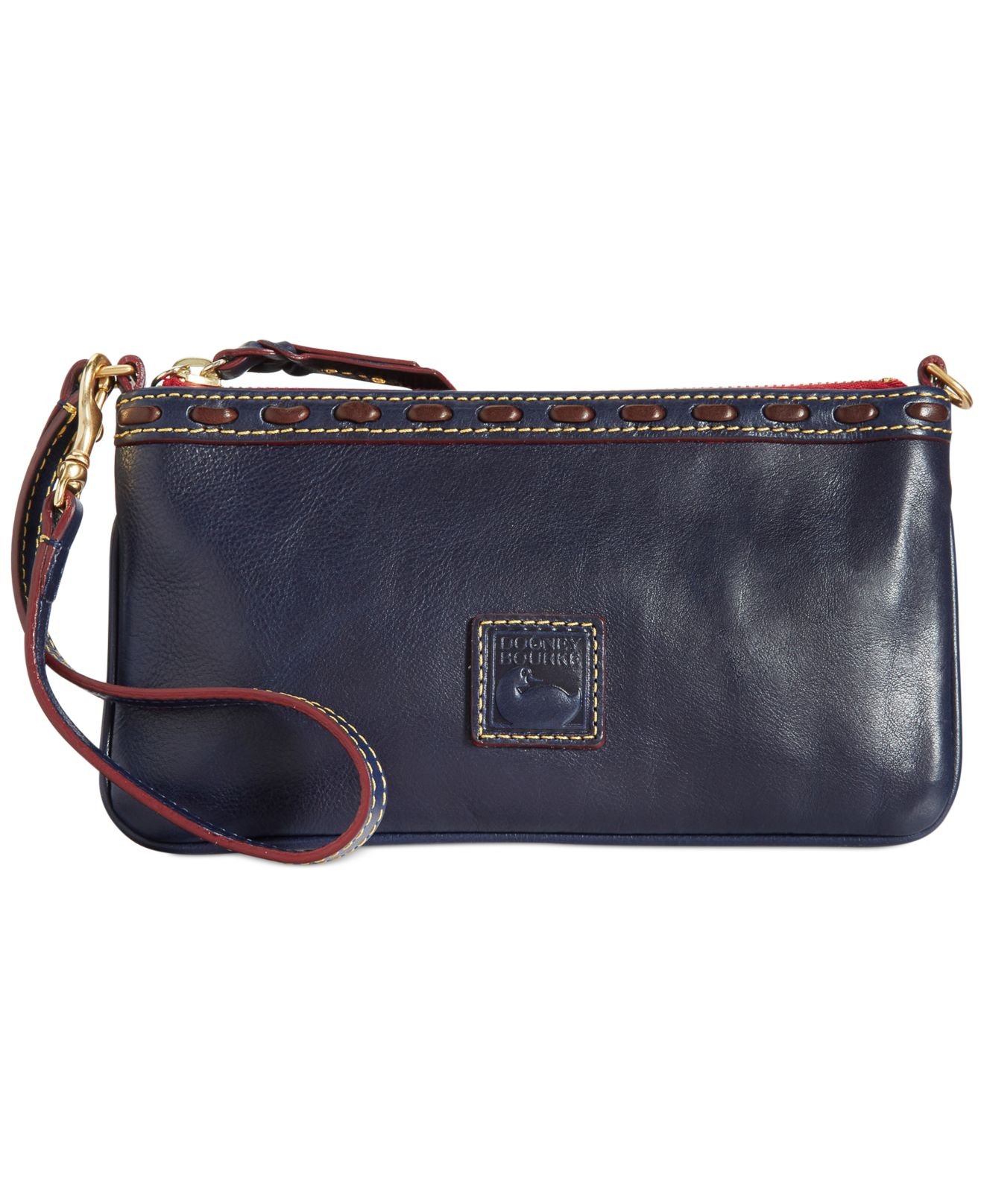 Dooney & bourke Florentine Large Slim Wristlet in Blue (Marine) | Lyst