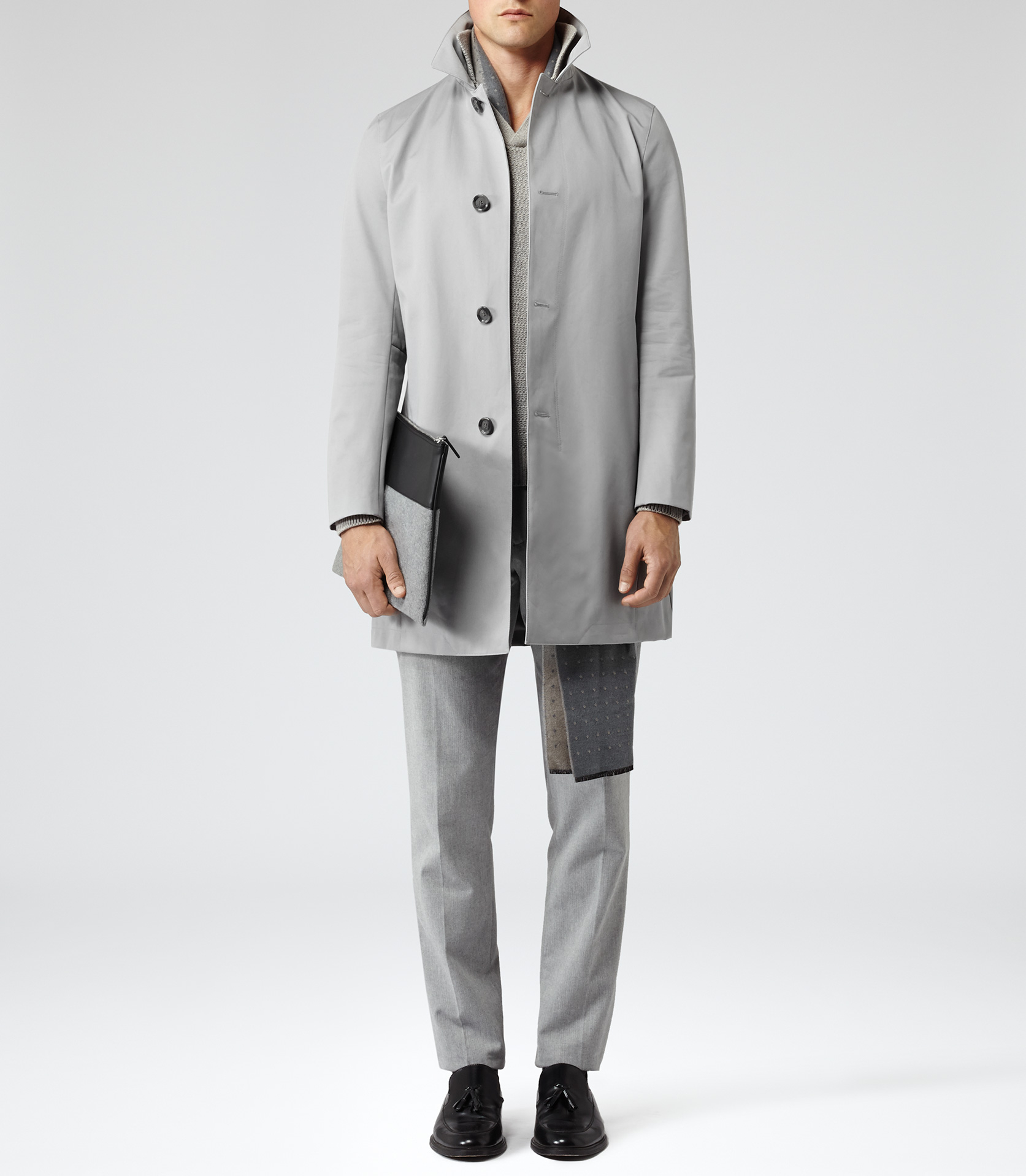 reiss raincoat