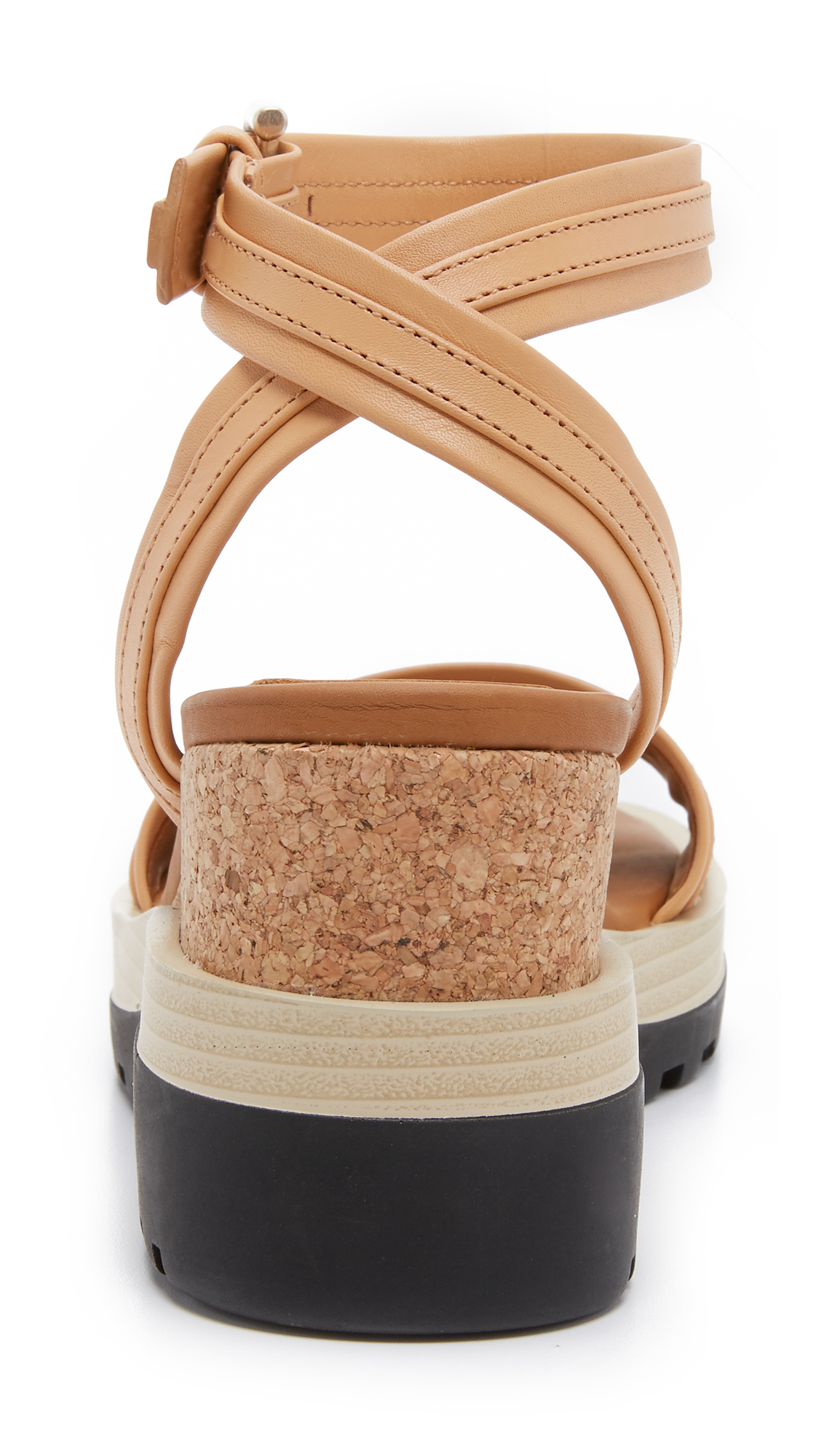 See By Chlo Robin Wedge Sandals in Natural Lyst