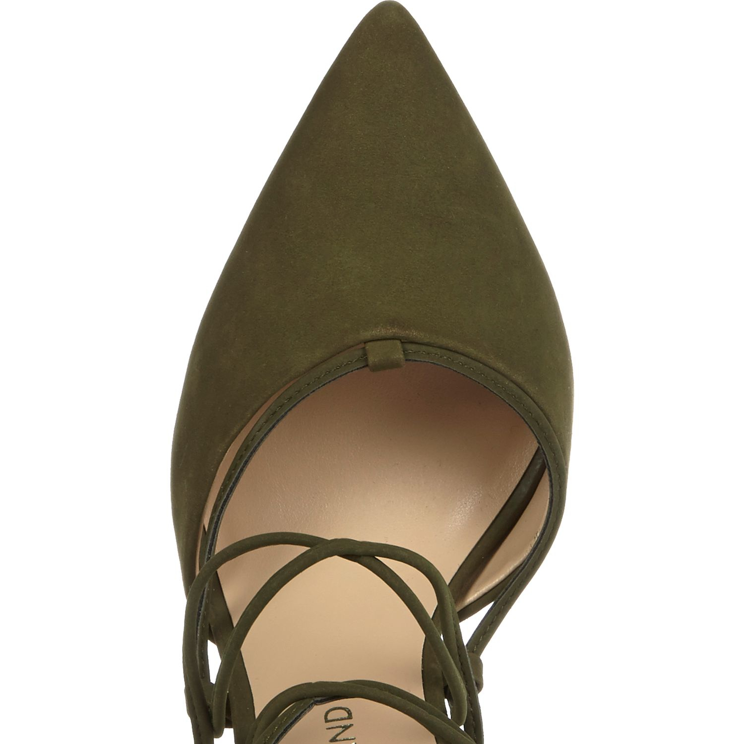 khaki court heels