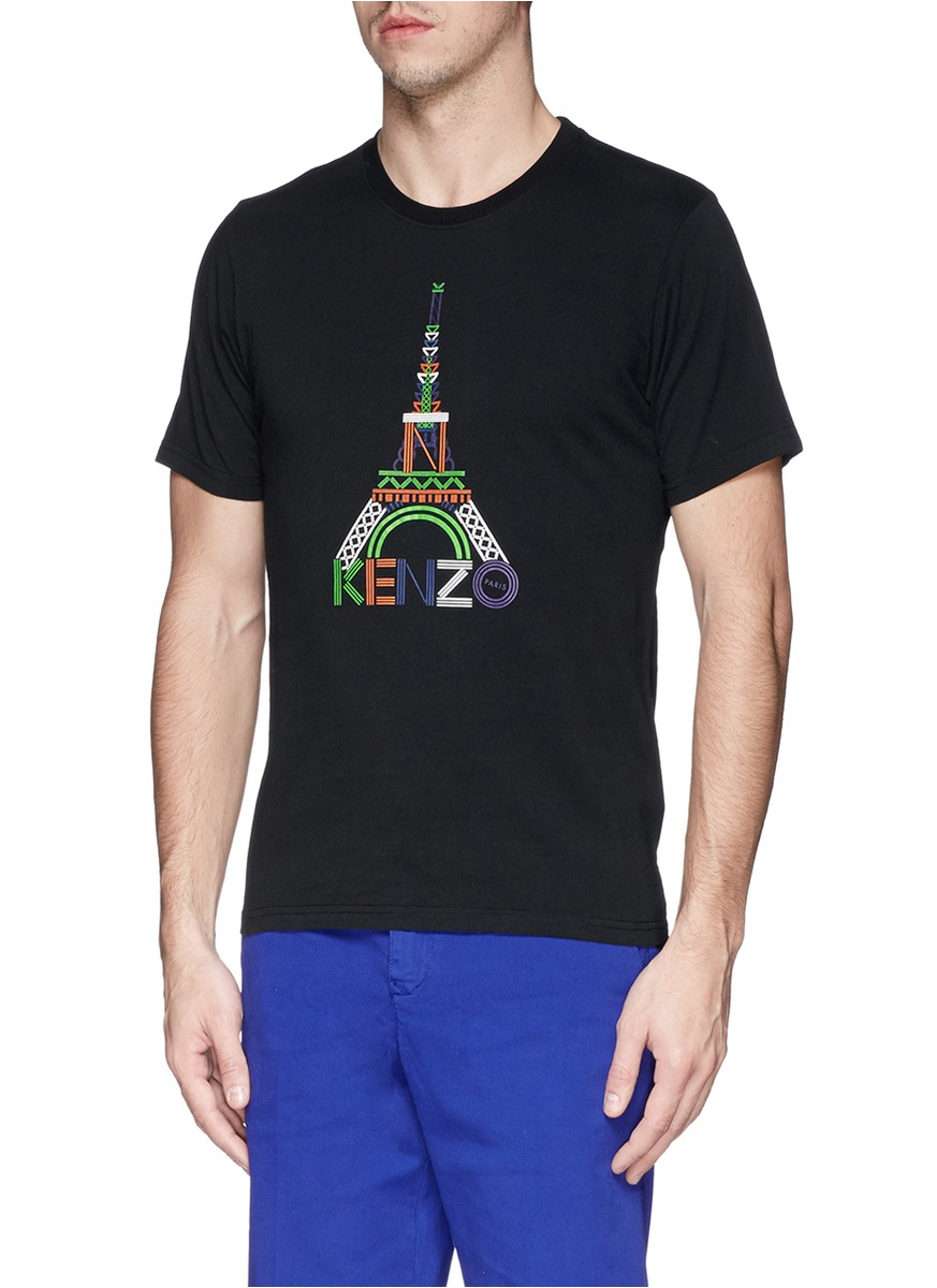 kenzo eiffel tower t shirt