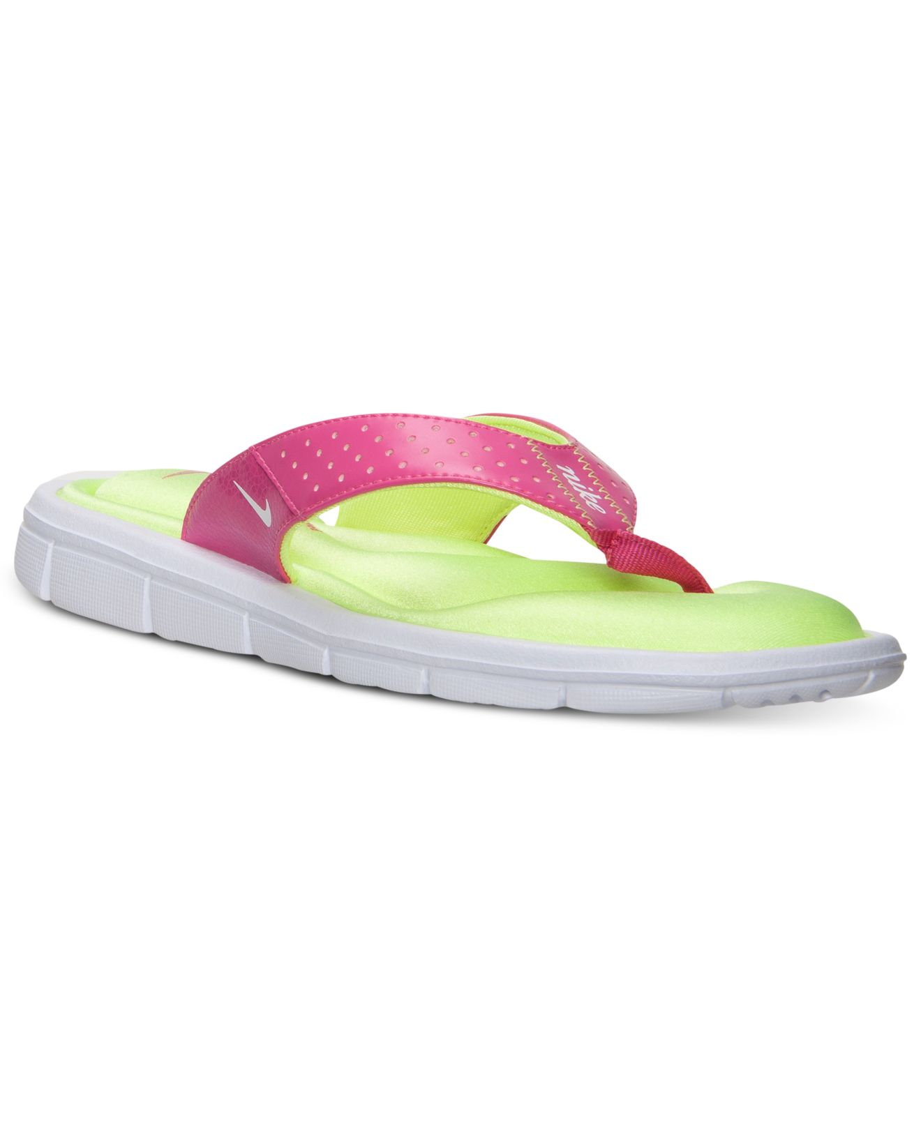 nike women's comfort thong sandals from finish line