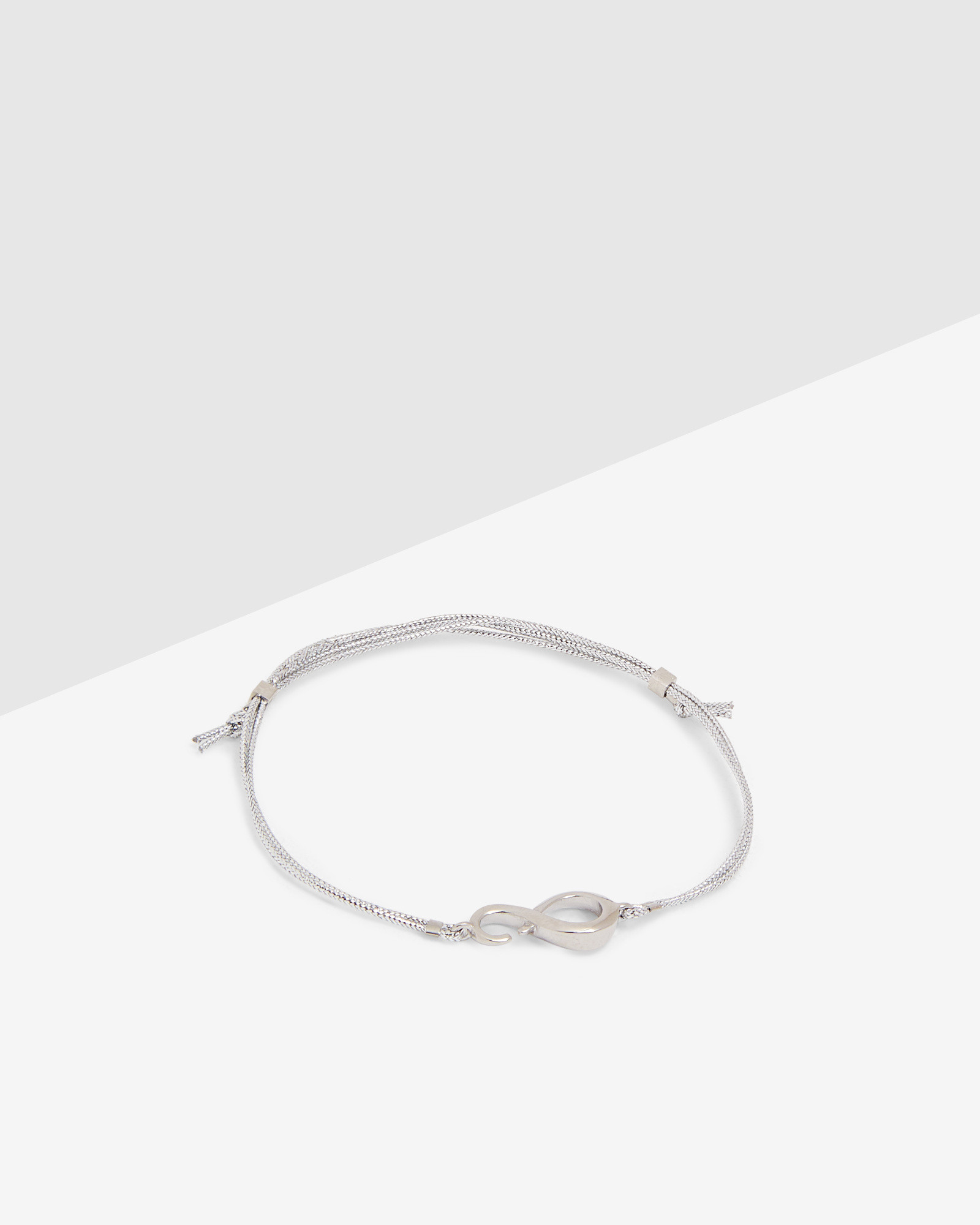 Ted Baker Infinity Cord Bracelet In Metallic Lyst Ted Baker Infinity Cord Bracelet In