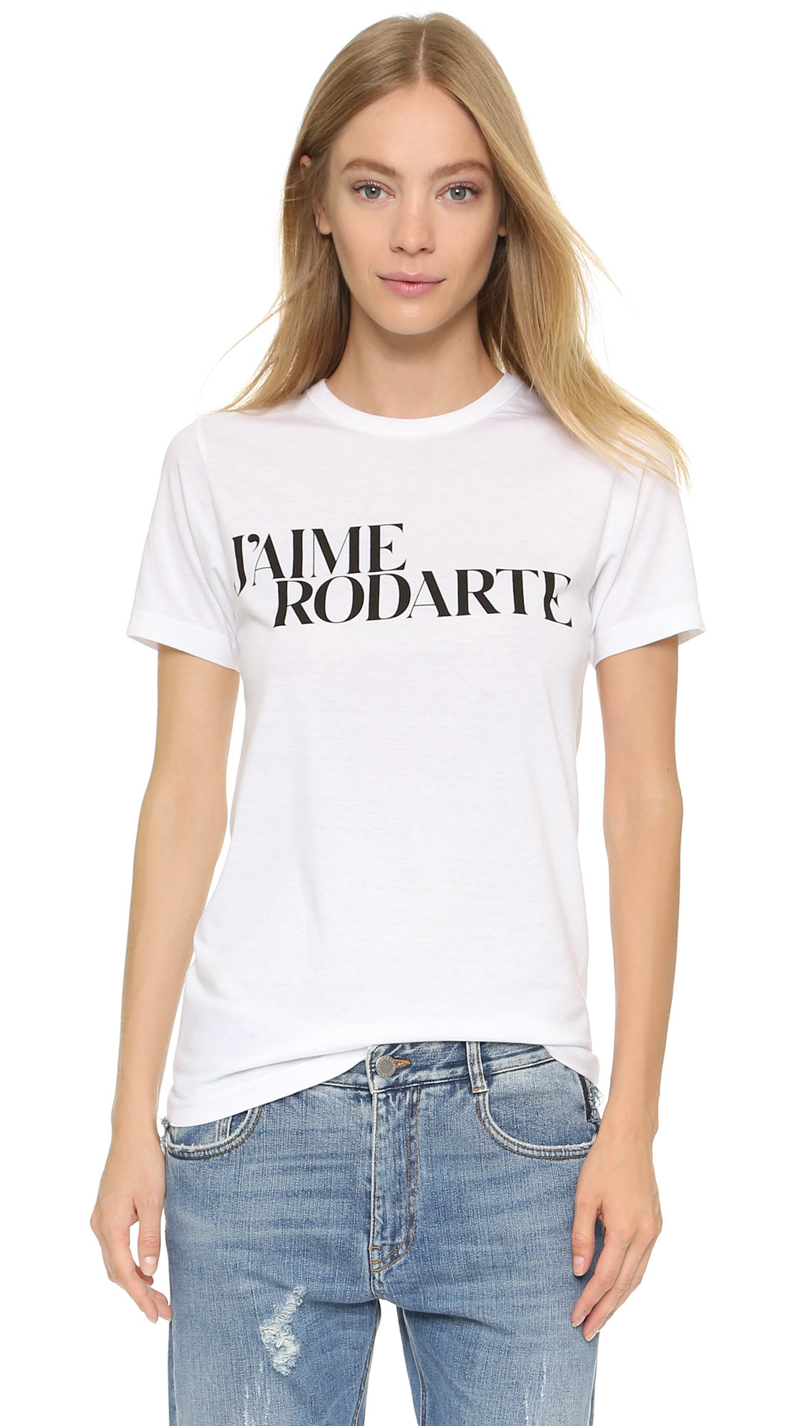 Rodarte Love / Hate T-shirt in White | Lyst