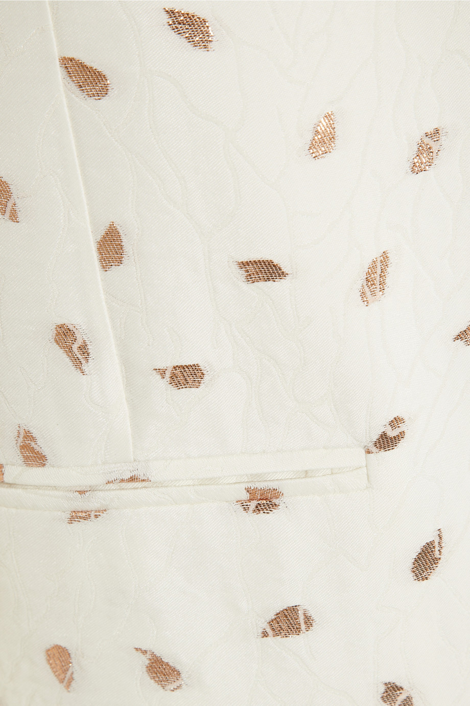 Lyst Chloé Embroidered Jacquard Blazer in Natural