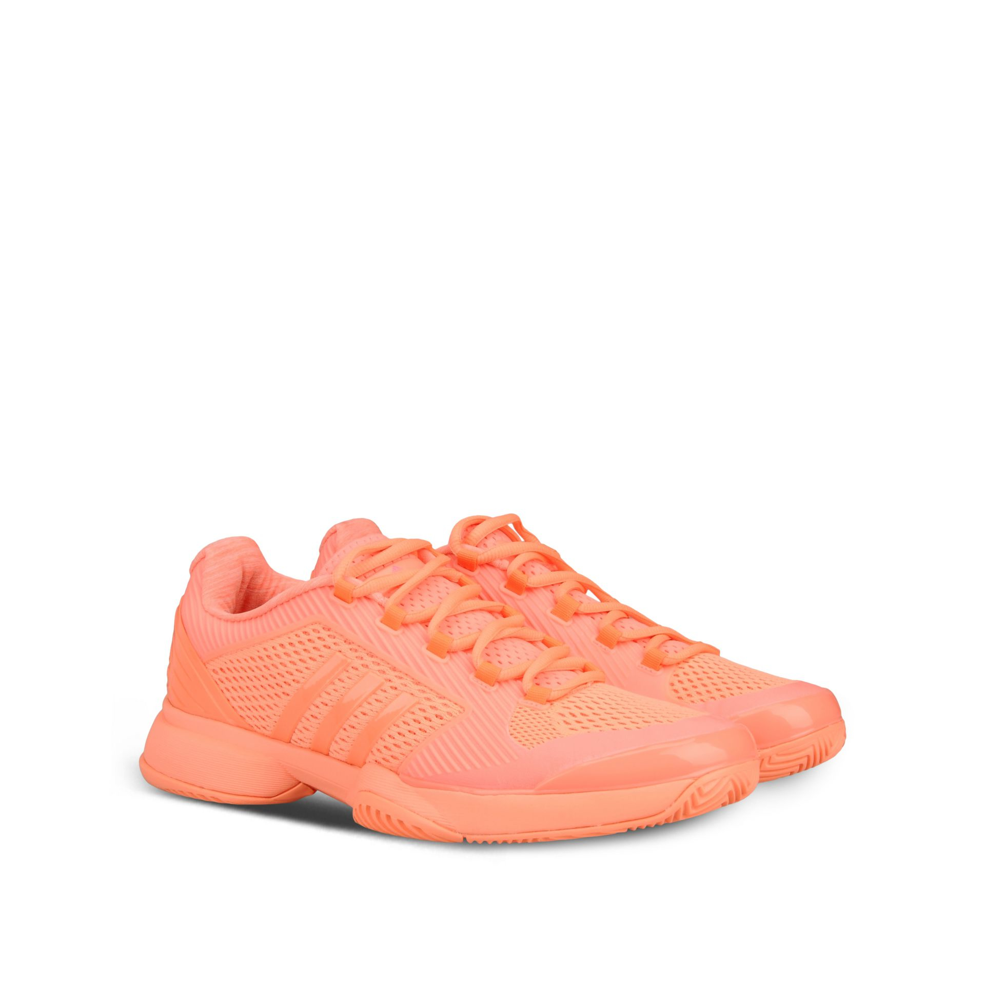 adidas By Stella McCartney Rubber Orange Barricade Tennis Shoes | Lyst