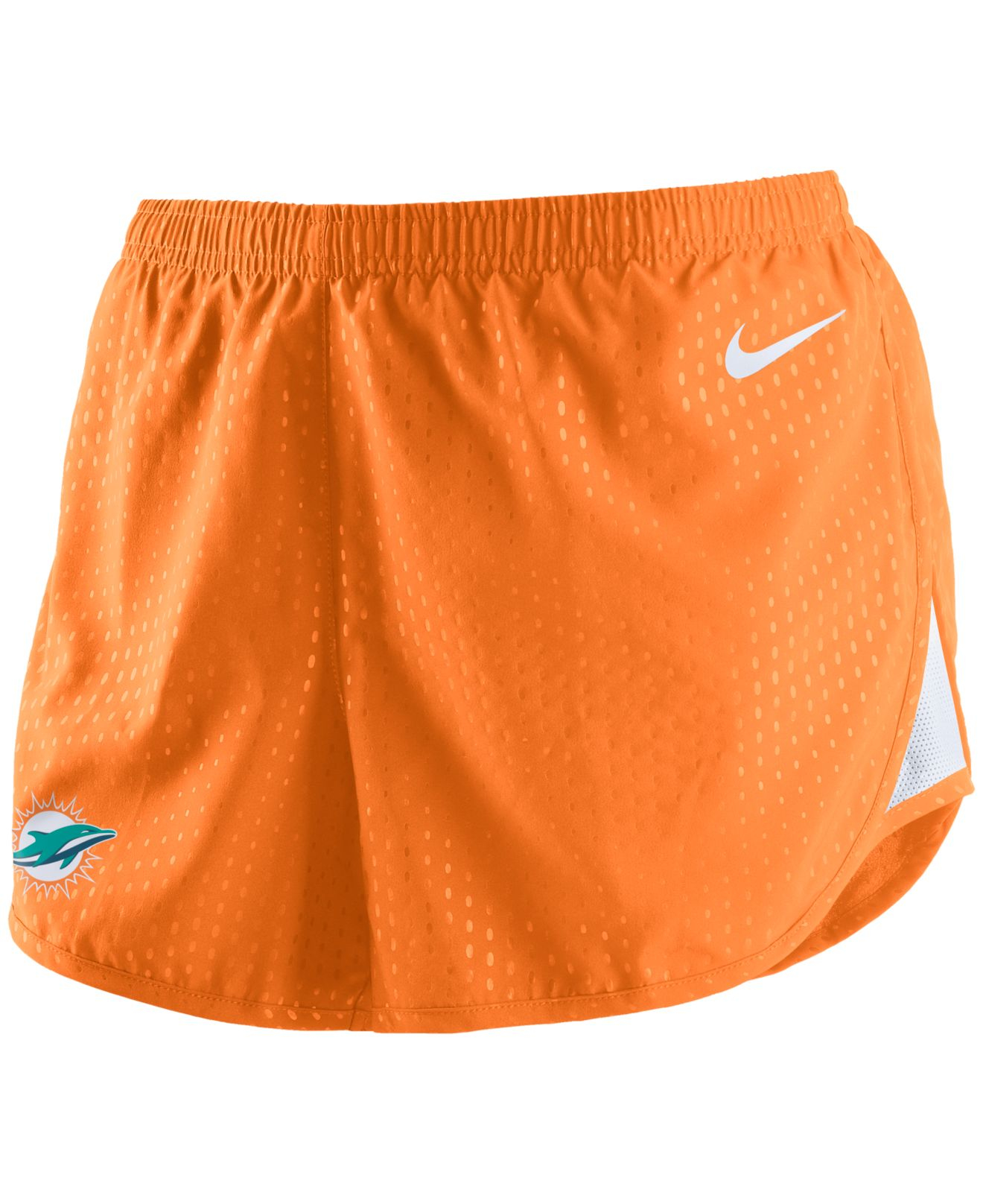 Lyst Nike Women's Miami Dolphins Mod Tempo Shorts in Orange
