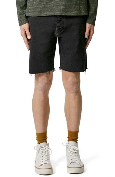 mens cut off jean shorts