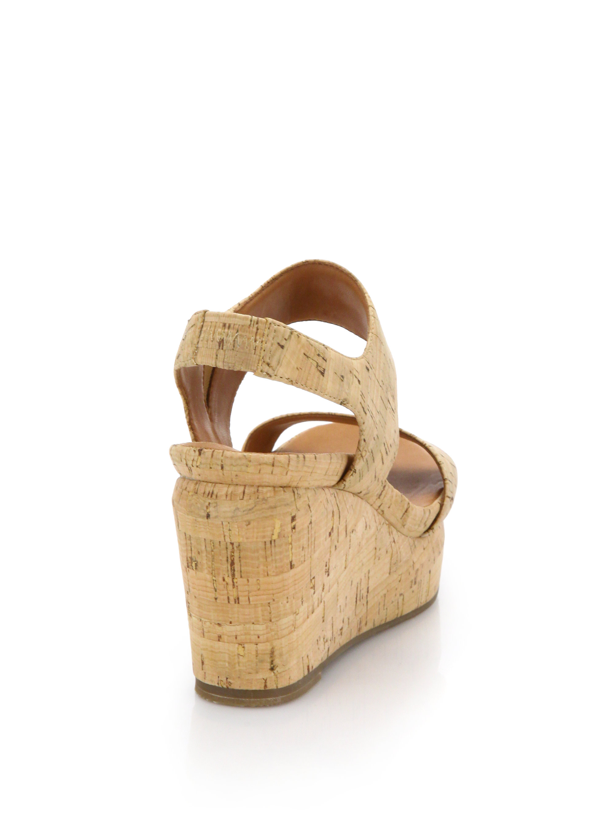 gentle souls cork wedges