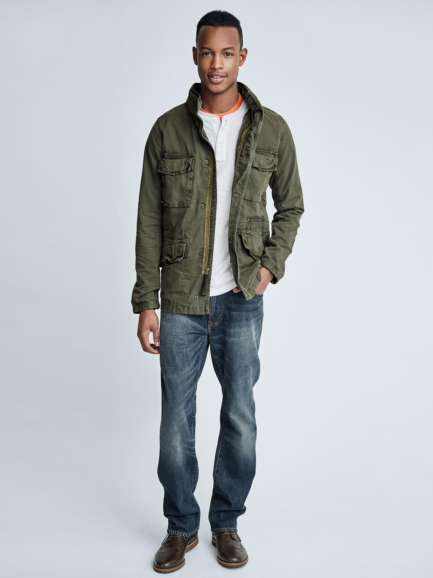 Gap Fatigue Jacket in Green for Men - Lyst