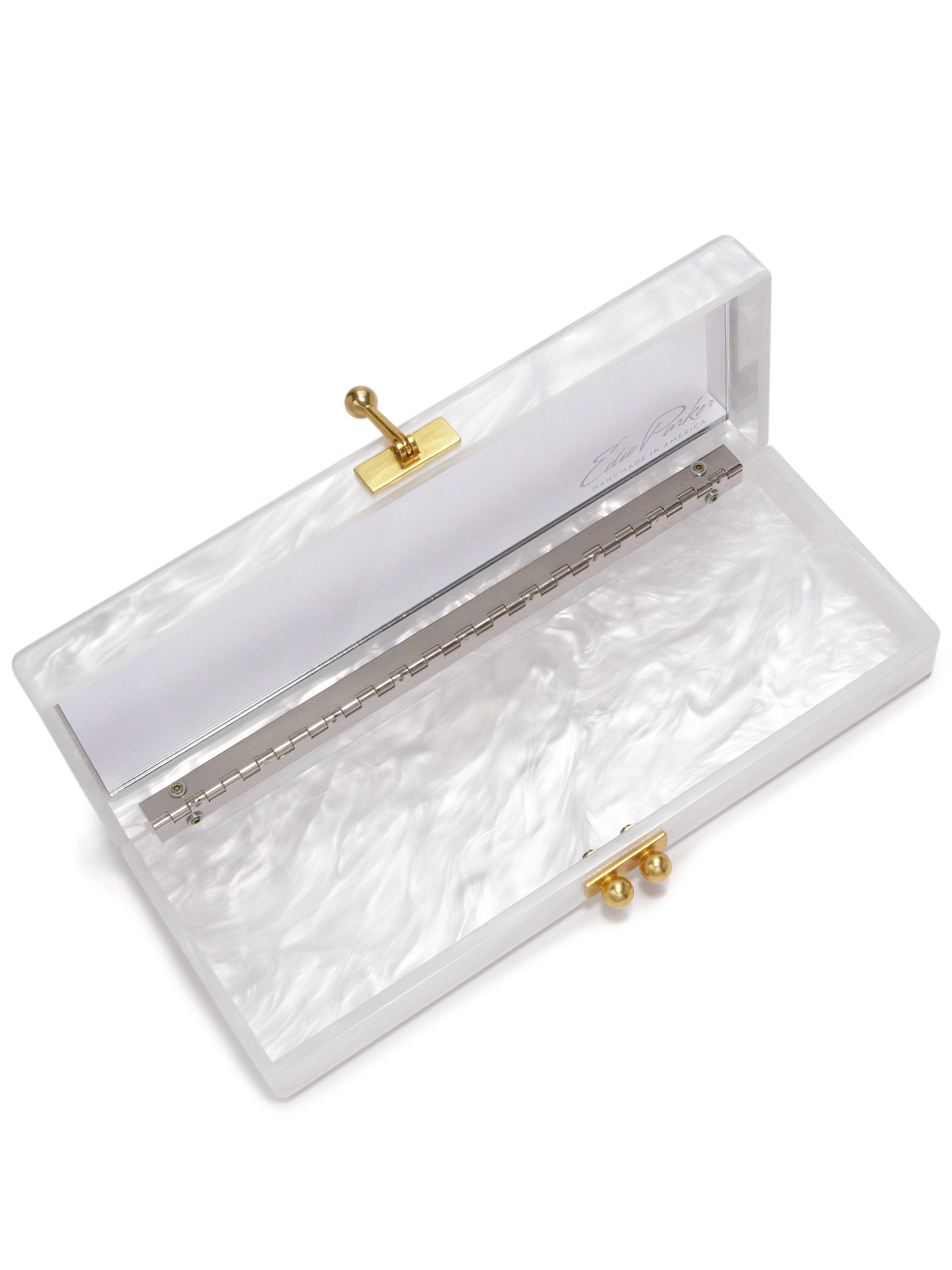Edie parker Flavia Cheers! Acrylic Clutch in White Lyst