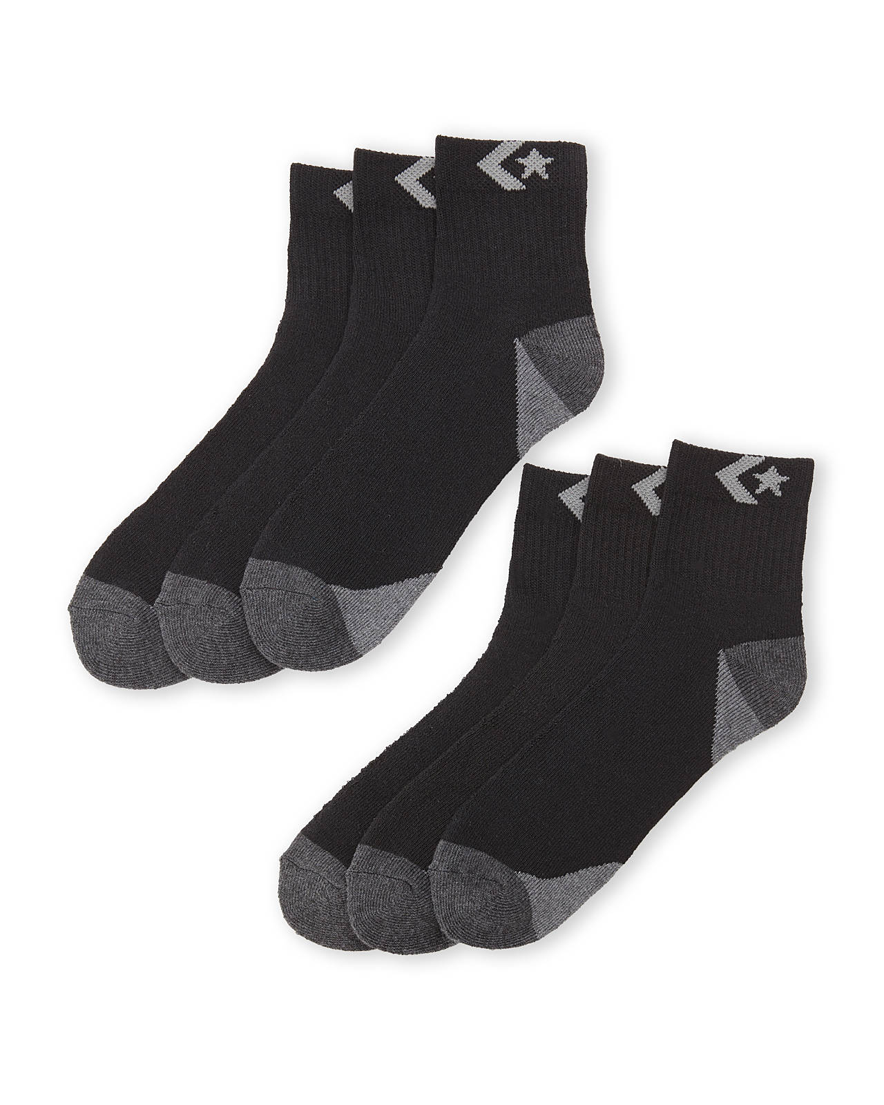 black converse socks