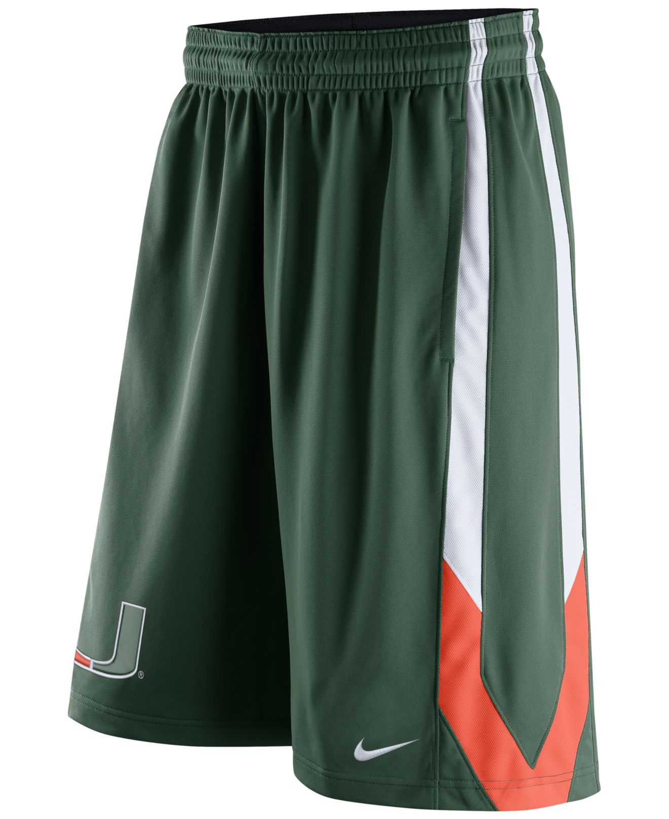 Nike Men'S Miami Hurricanes Classic Basketball Shorts in Green for Men