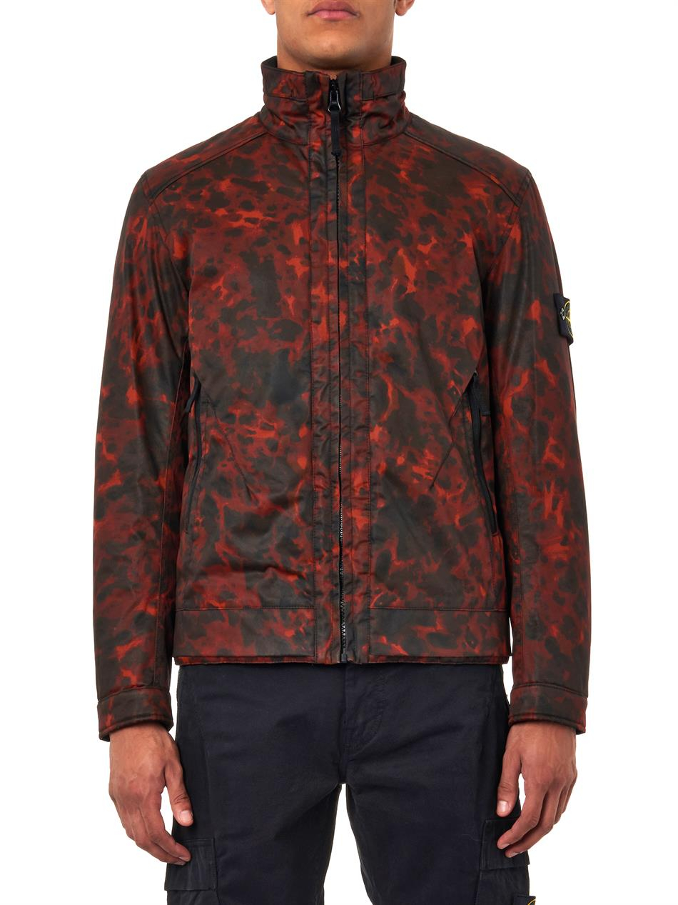 red camo stone island jacket