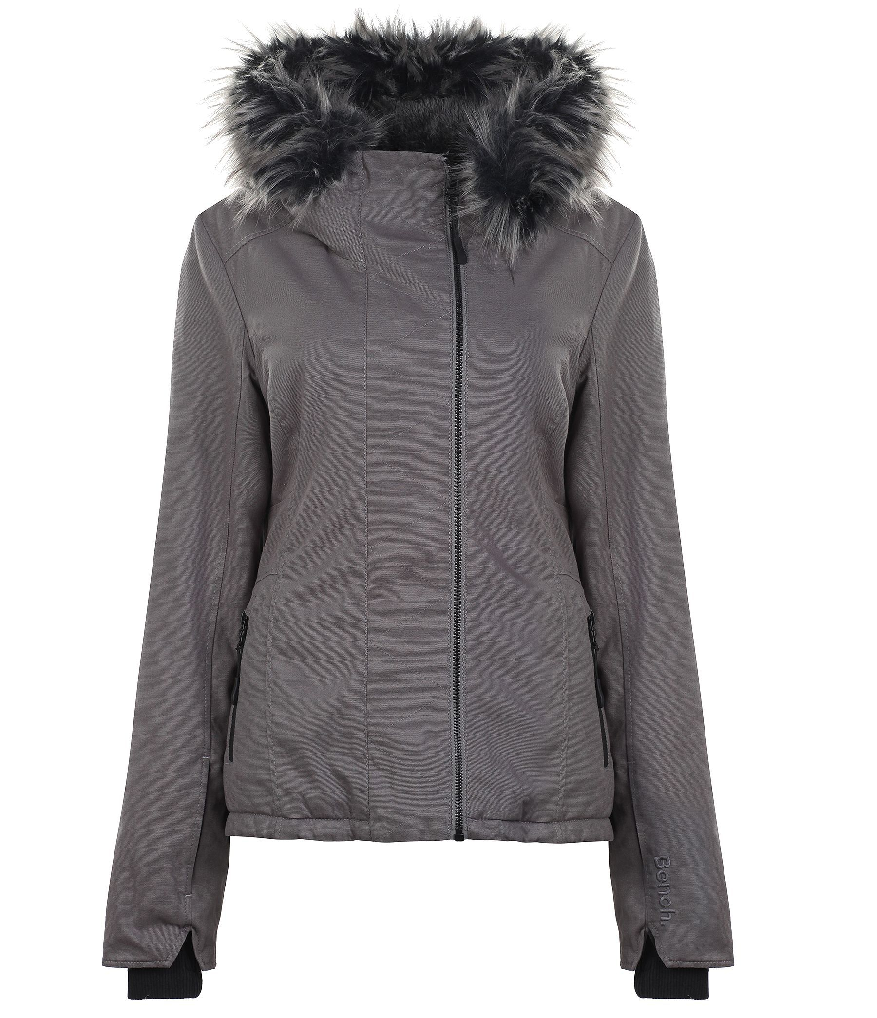 Bench Kidder Parka Jacket In Grey Gray Lyst