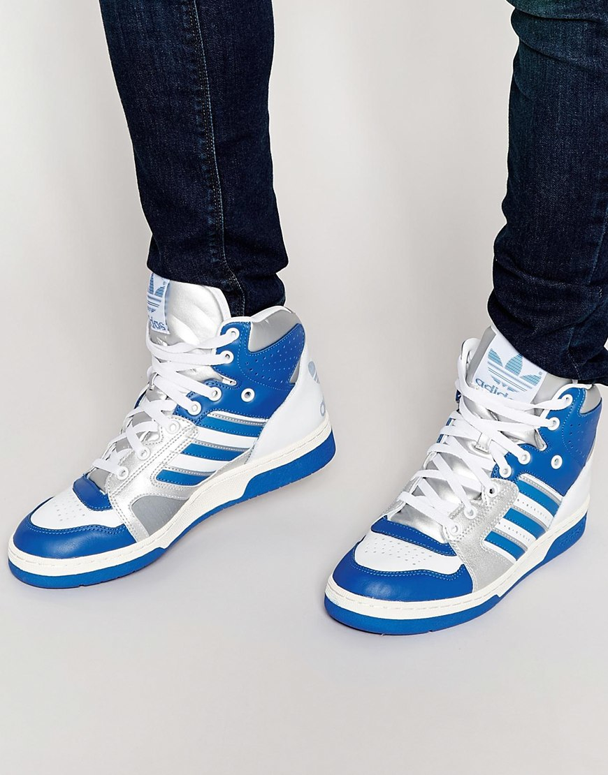 adidas Originals Instinct Og Hi-top Trainers B35301 in Blue (Gray) for Men  | Lyst