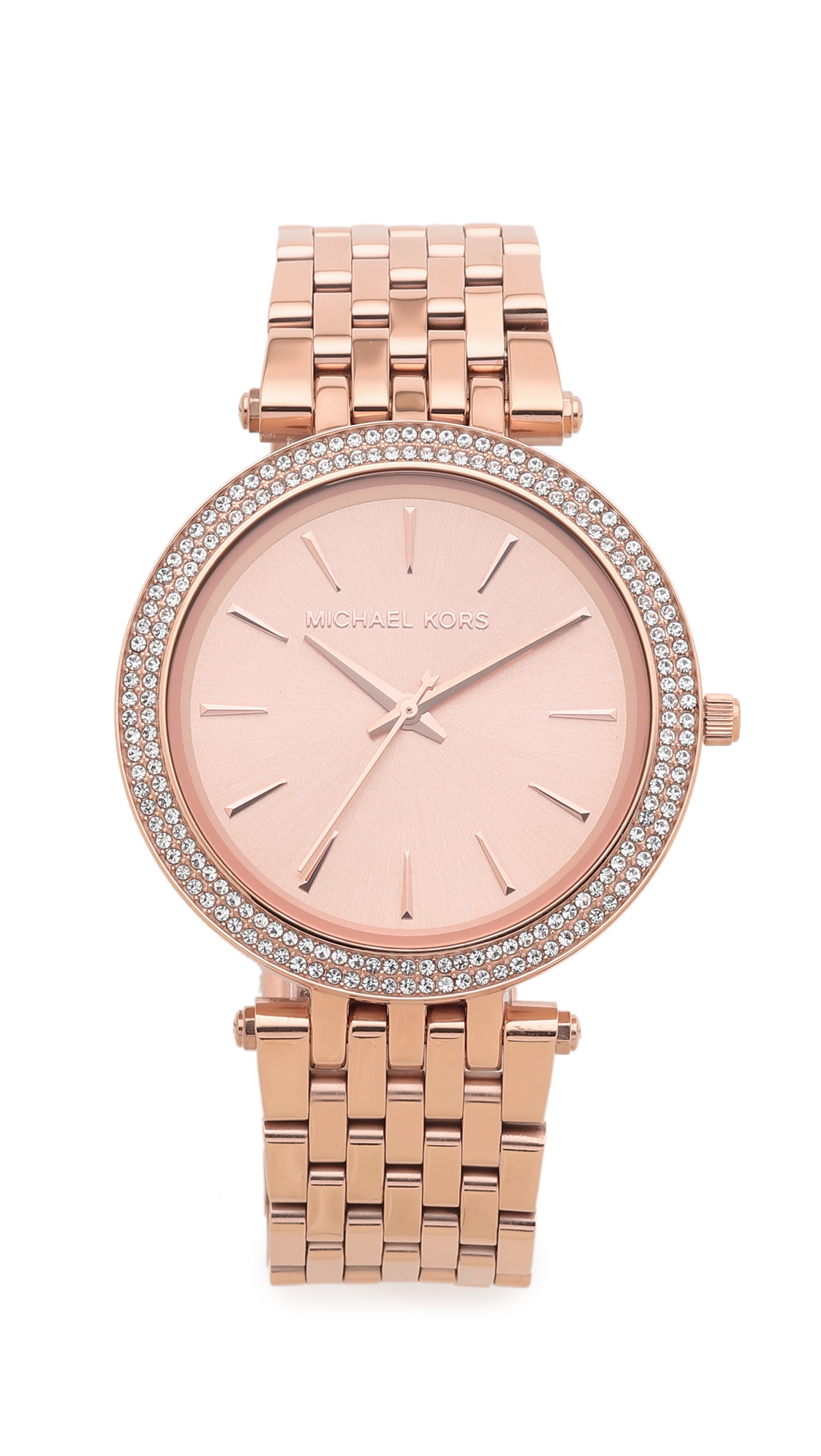 Michael Kors Darci Watch in Rose Gold (Pink) | Lyst
