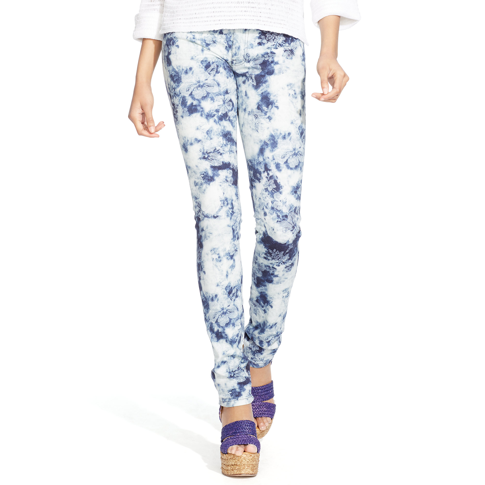 ralph lauren floral jeans