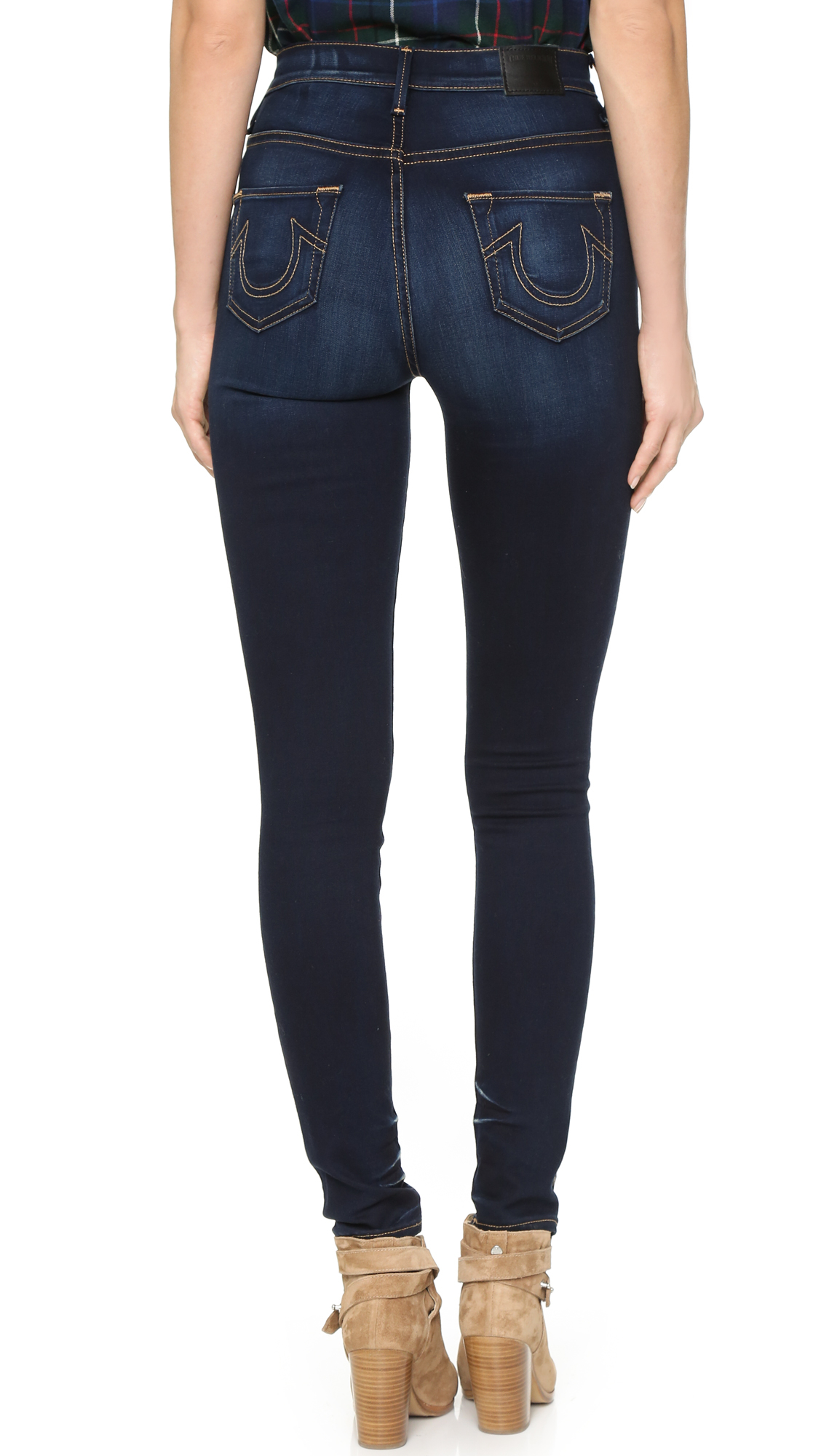 true religion high waisted skinny jeans