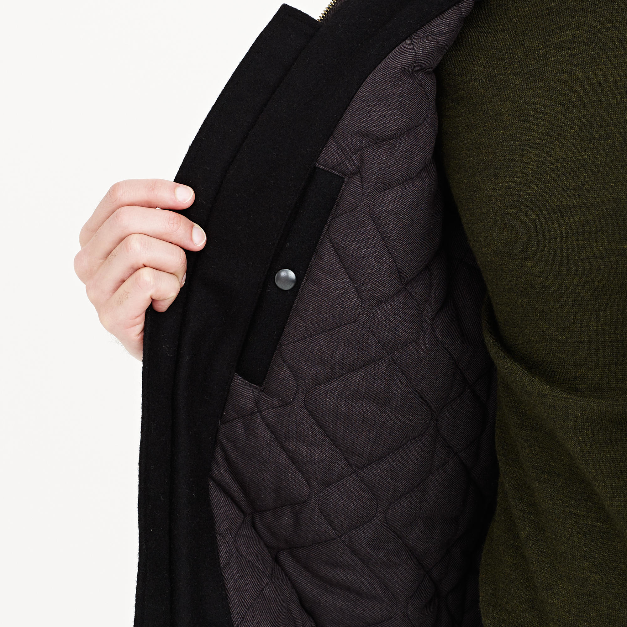 Lyst J.Crew Wallace & Barnes Sherpacollar Wool Bomber Jacket in