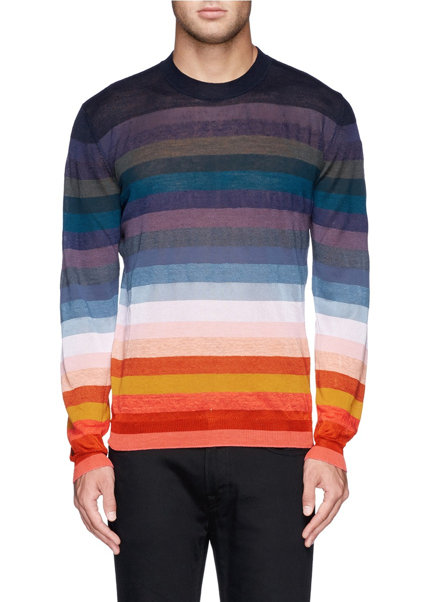 multi coloured jumper mens