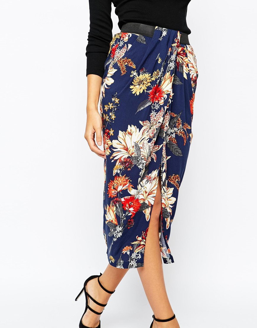 blue denim skirt tall