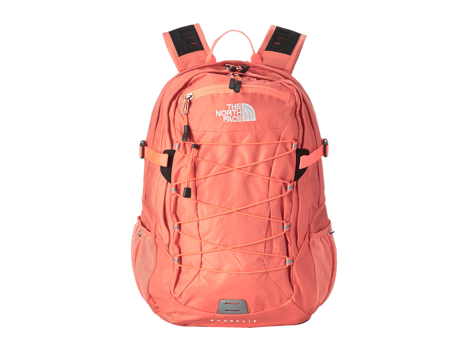 coral north face backpack