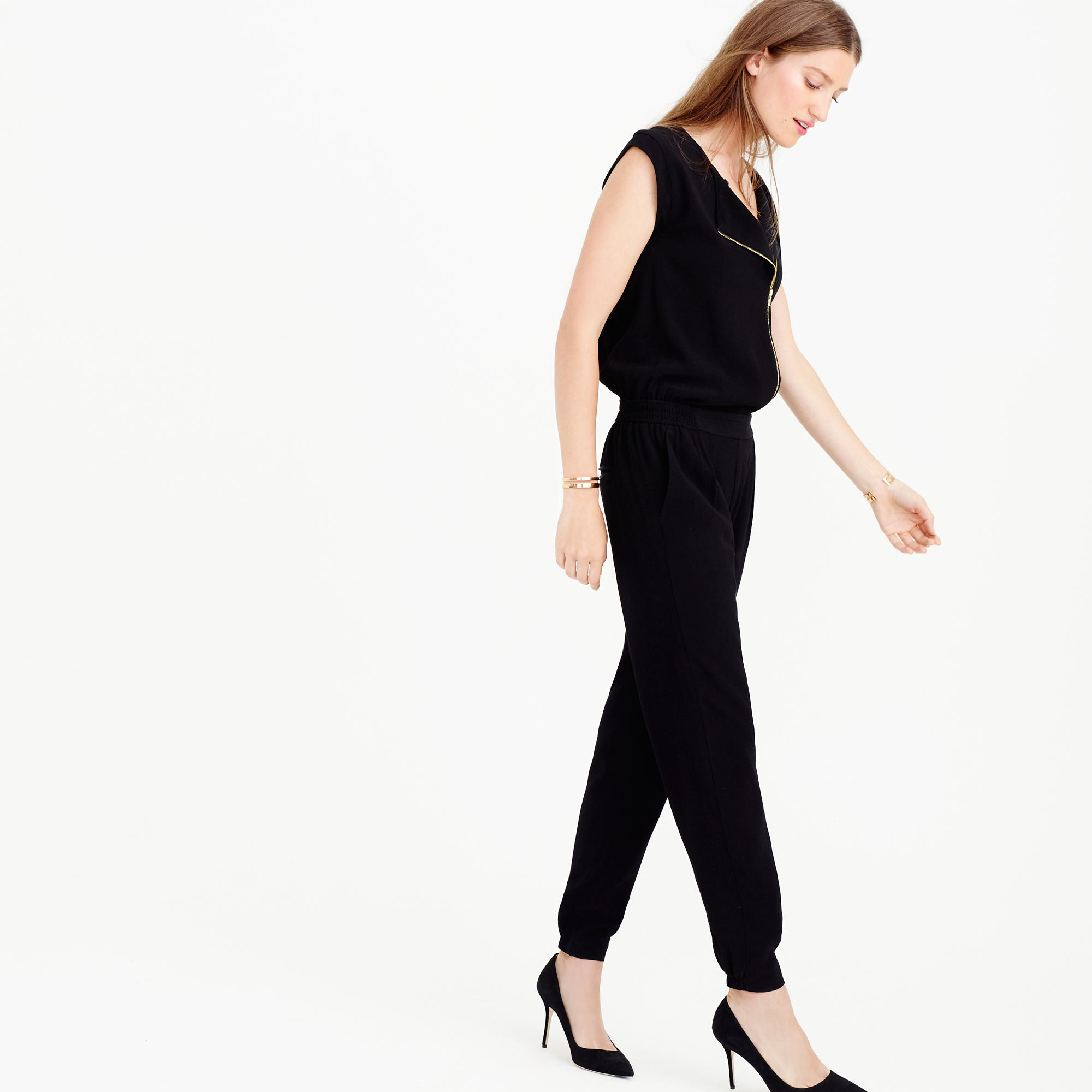 j crew black jumpsuit