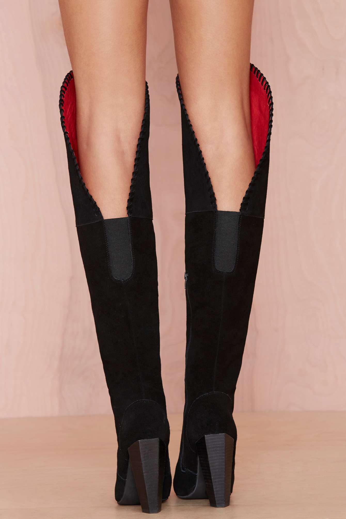nasty gal high boots