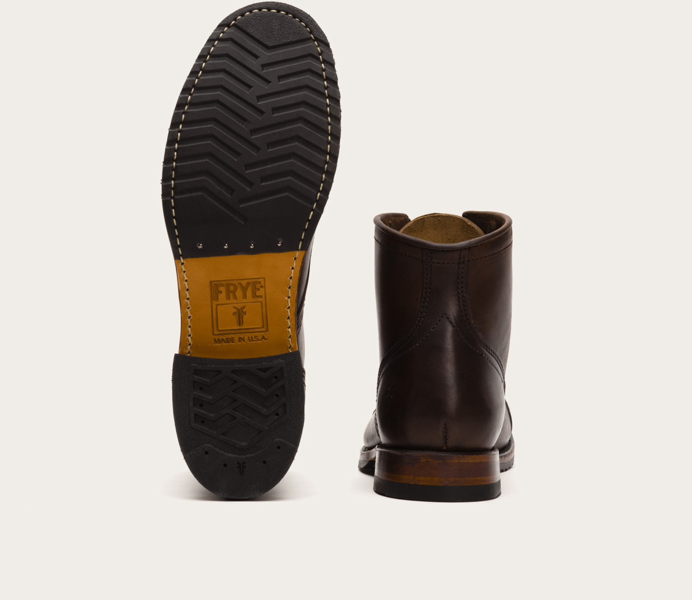 frye logan cap toe suede