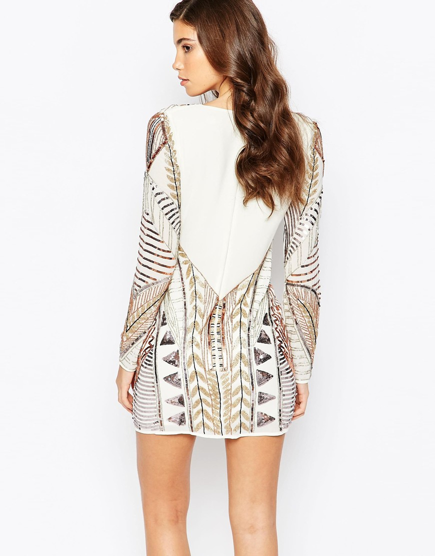 J Mendel Long Sleeve Dress