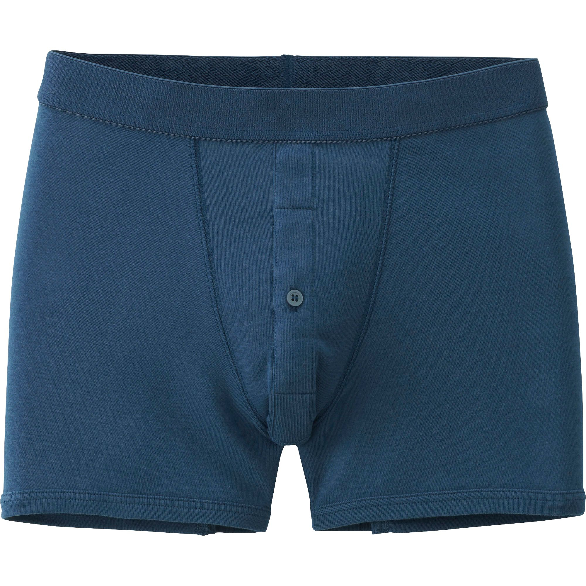 Uniqlo Men Supima Cotton Boxer Briefs in Blue for Men | Lyst