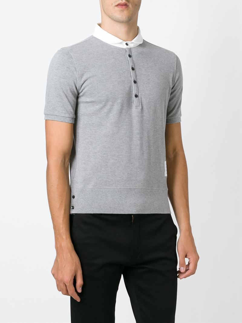 round neck polo shirts