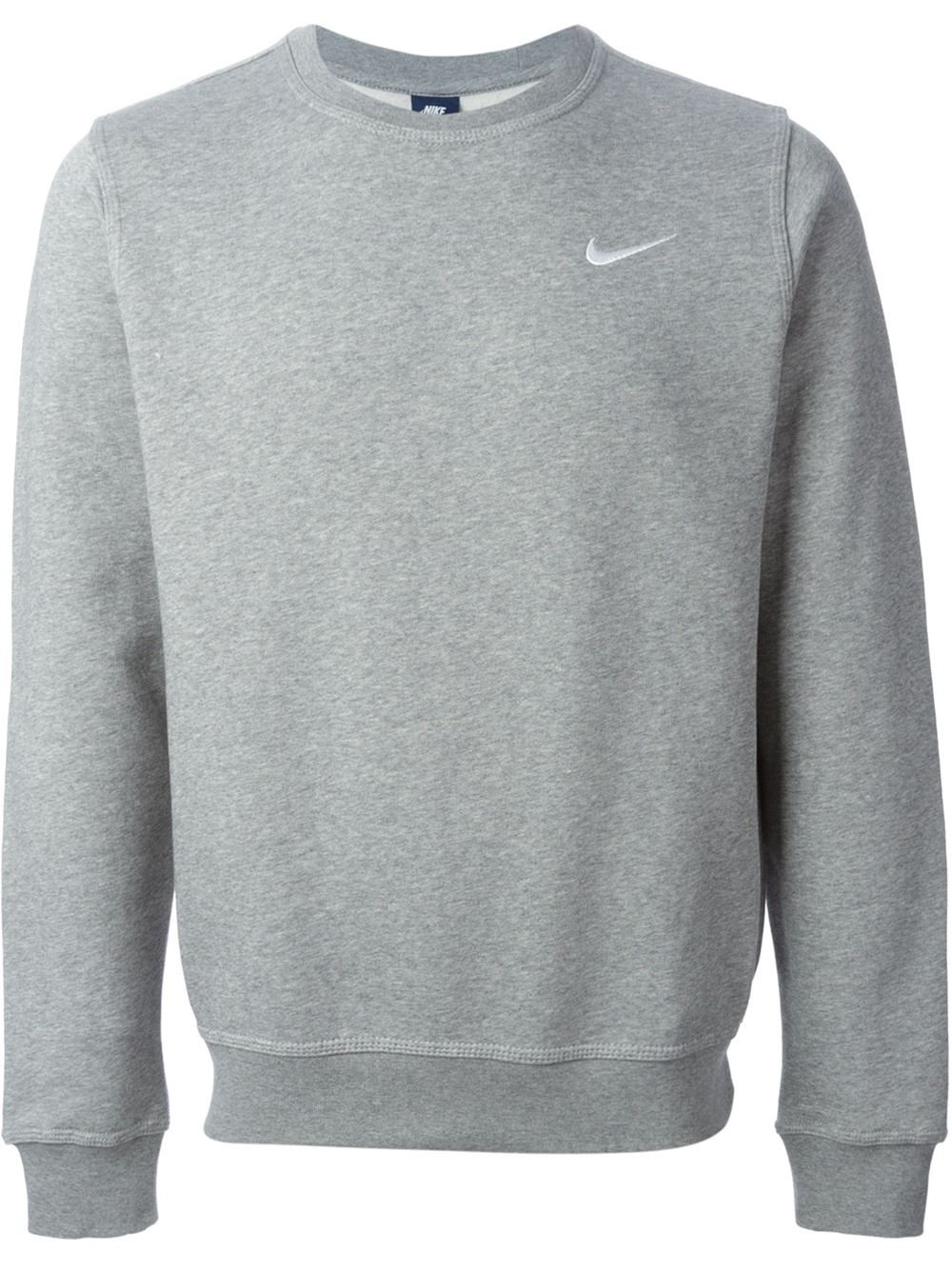 Nike 'club Crew' Sweatshirt in Gray for Men (grey) | Lyst