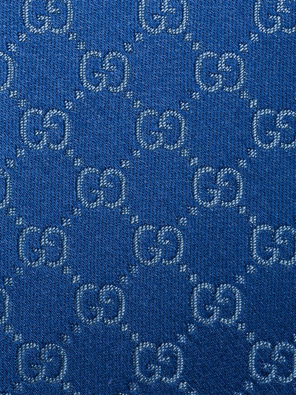 Gucci Gg Pattern Tie in Blue for Men - Lyst