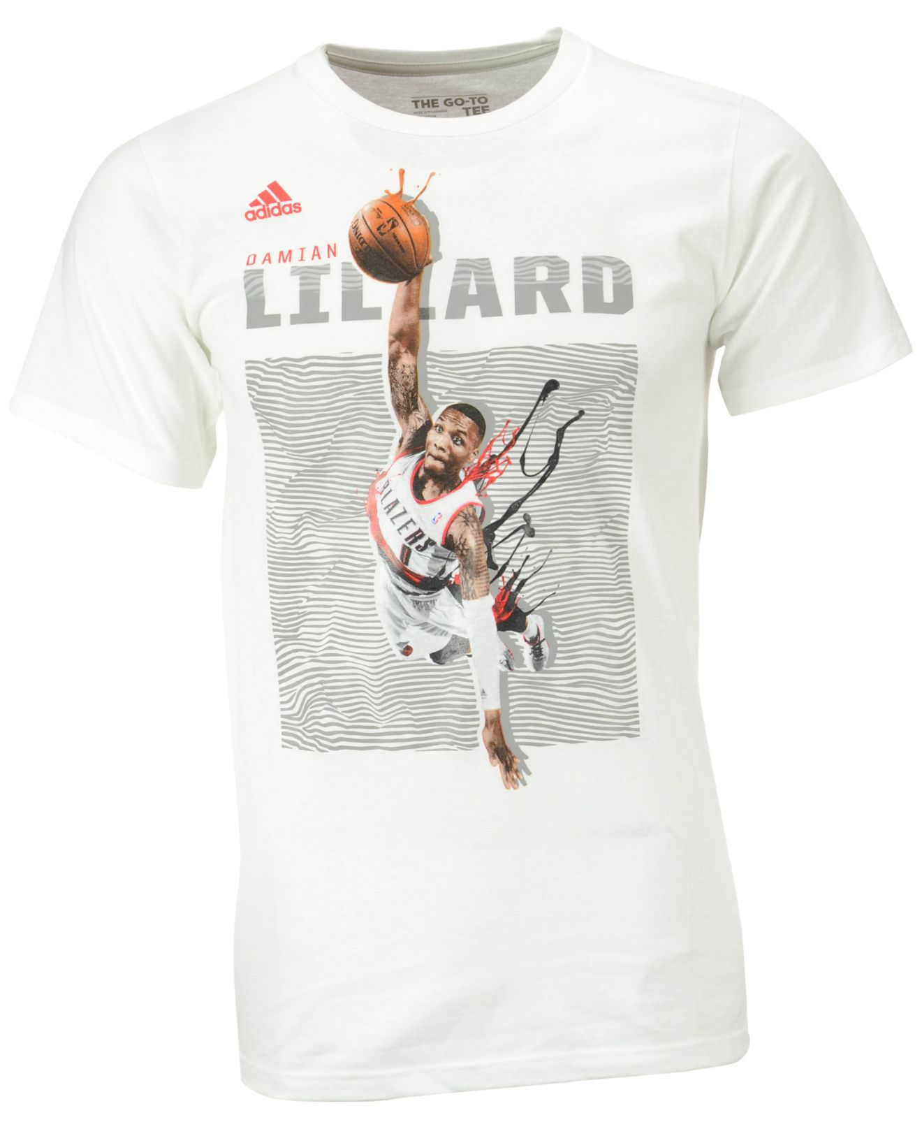 damian lillard t shirt adidas