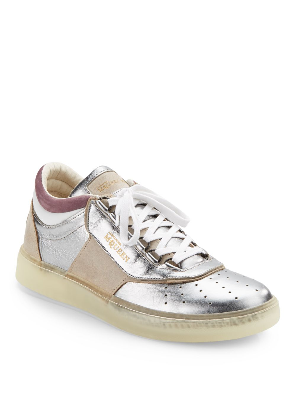 alexander mcqueen puma silver