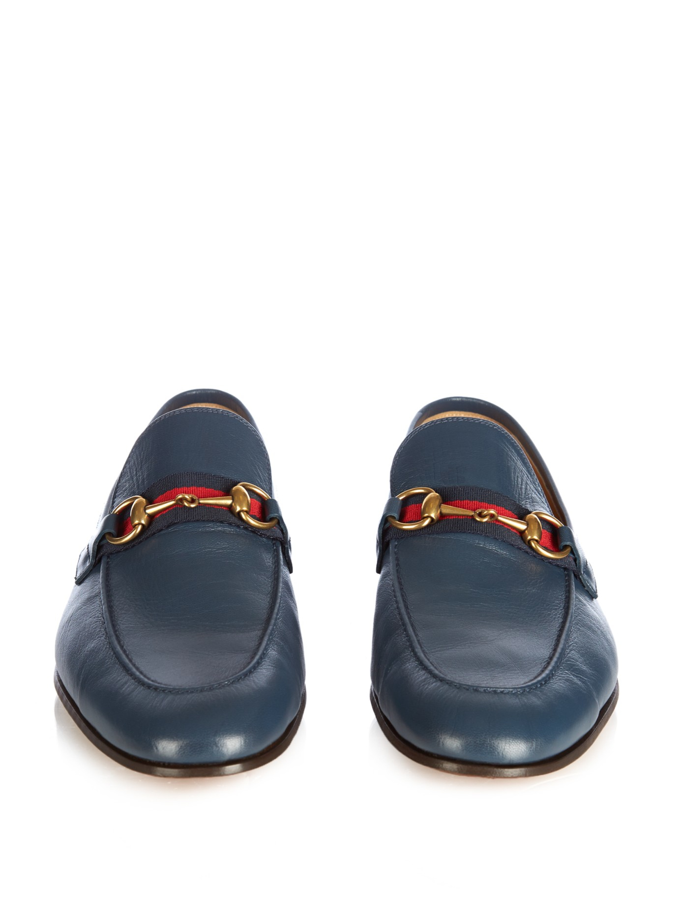 mens navy gucci loafers