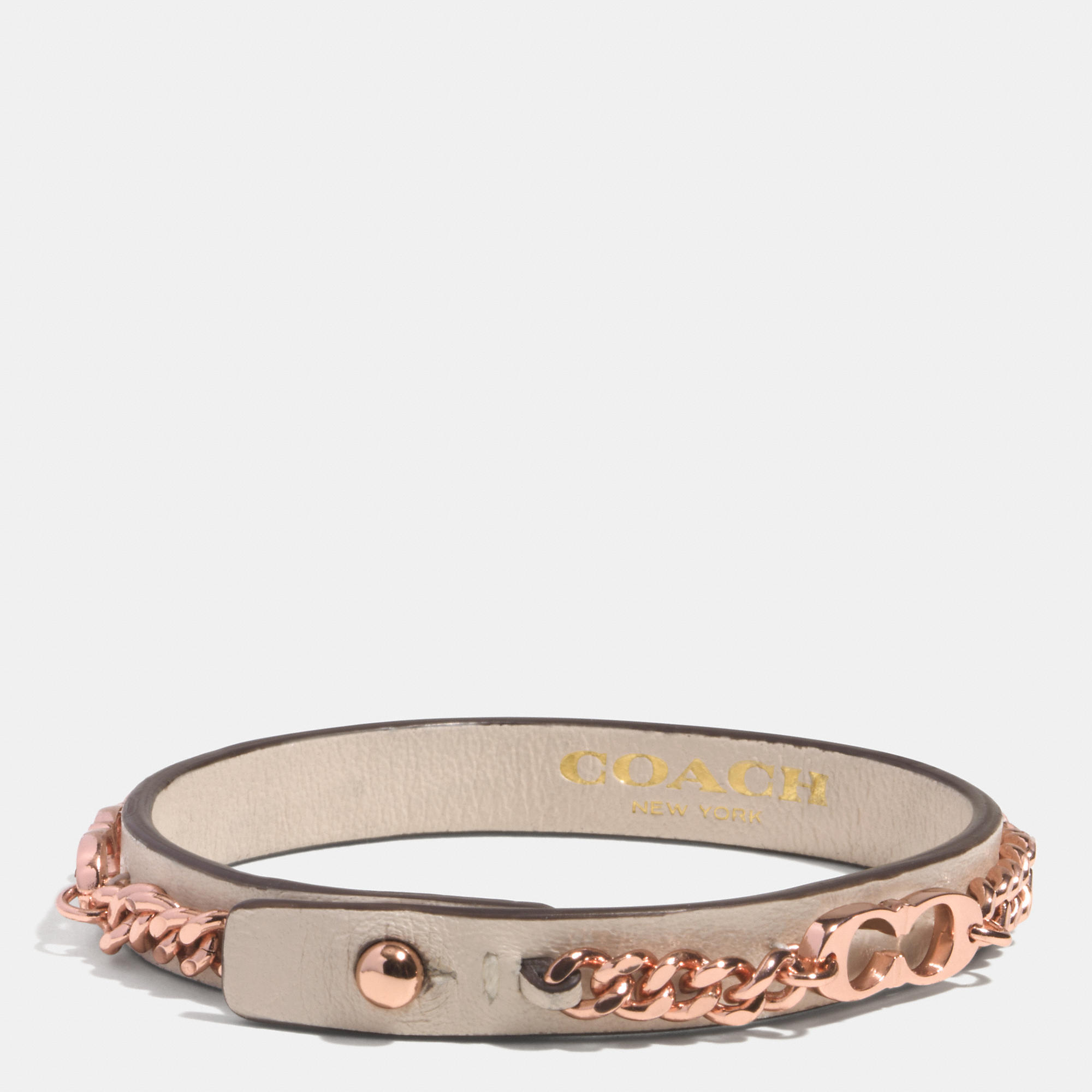 coach pink bracelet