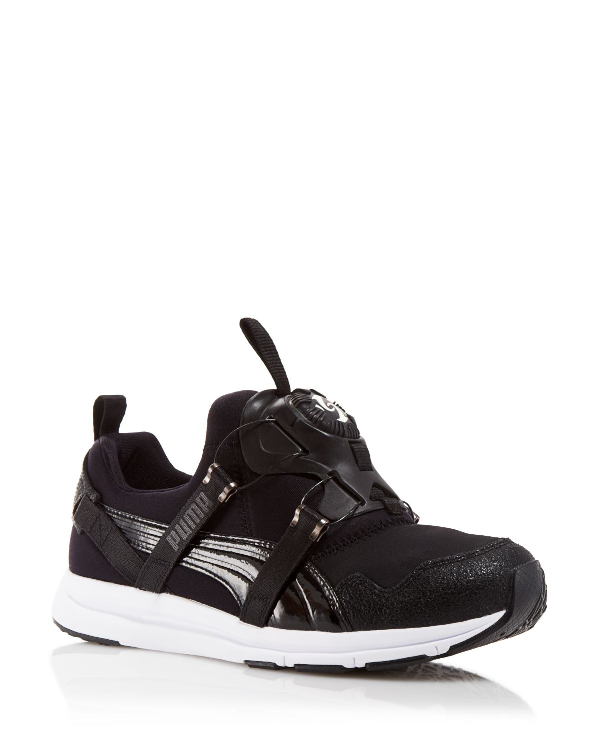 Lyst Puma Sneakers Women'S Disc Black And White in Black