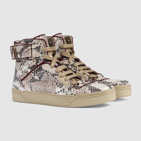 Gucci Python High-top Sneaker for Men | Lyst