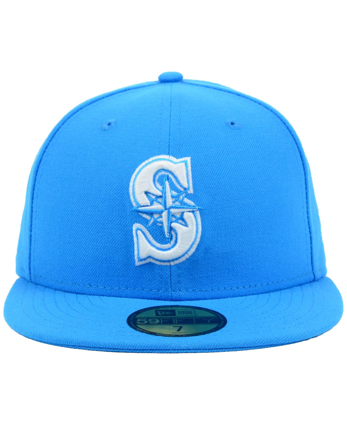 KTZ Seattle Mariners Mlb C-dub 59fifty Cap in Blue for Men