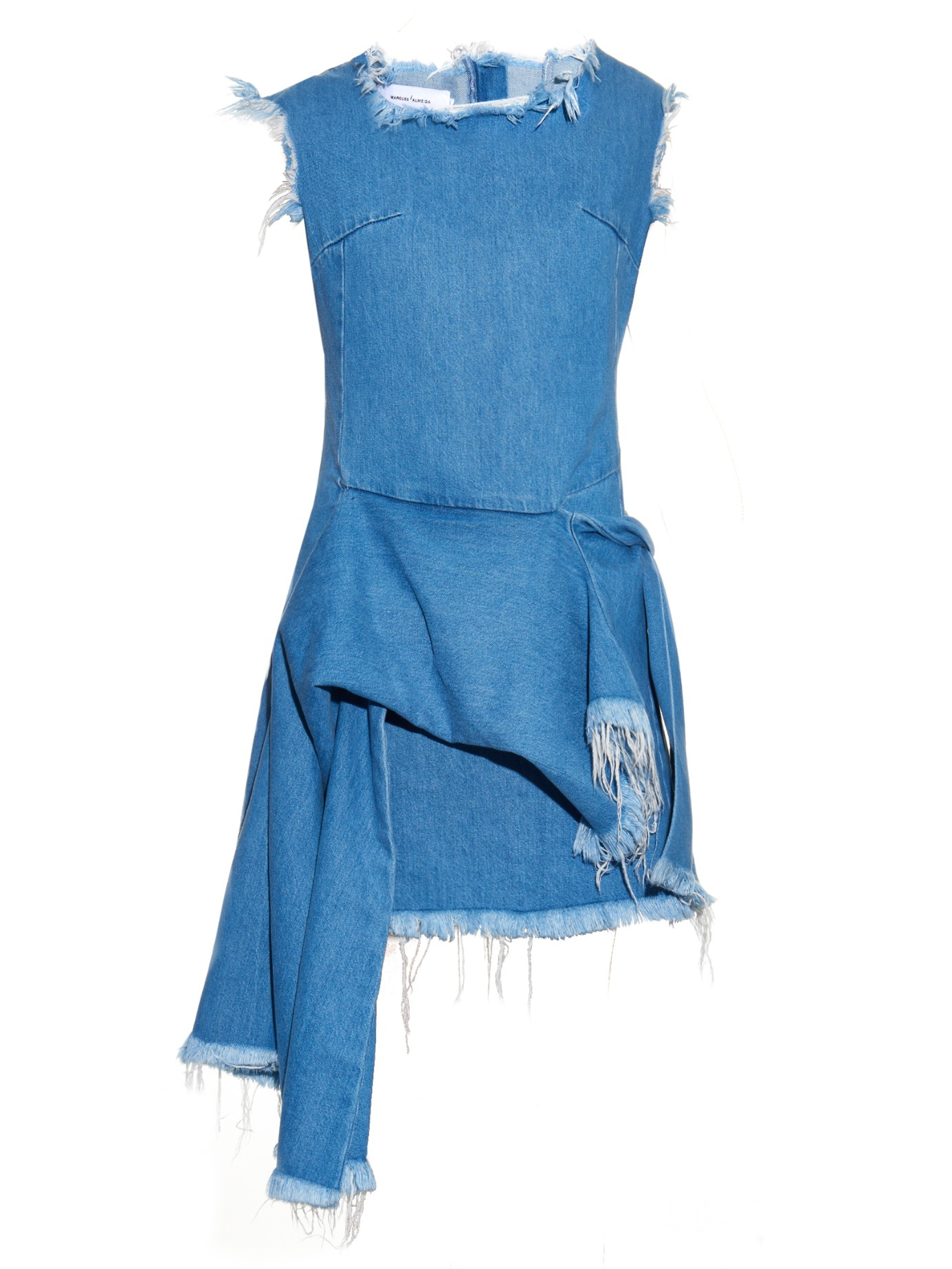 marques almeida denim dress
