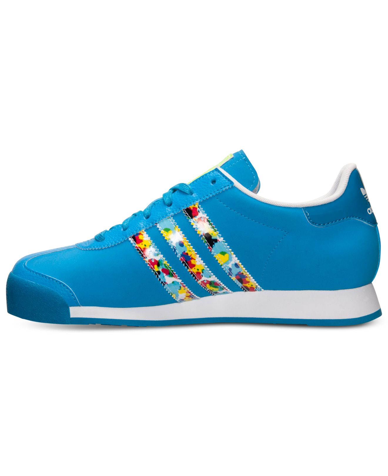 Lyst Adidas Women'S Samoa Casual Sneakers From Finish Line in Blue